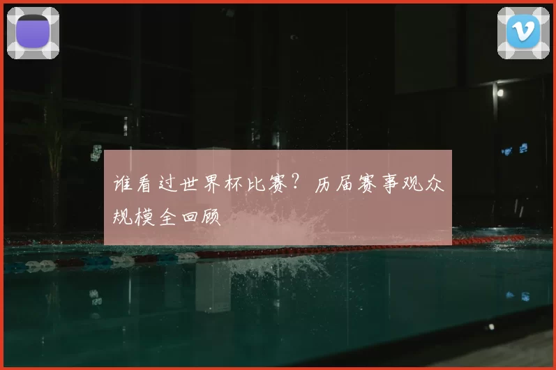 谁看过世界杯比赛?历届赛事观众规模全回顾